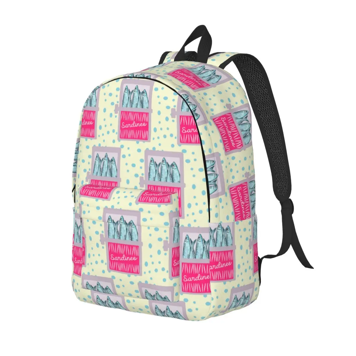 Sardines Fish Can Backpack Daypack Large Capacity Kids BookBag School Bag Shoulder Bags for Boys Girls
Sardines Fish Can Backpack Daypack Large Capacity Kids BookBag School Bag Shoulder Bags for Boys Girls