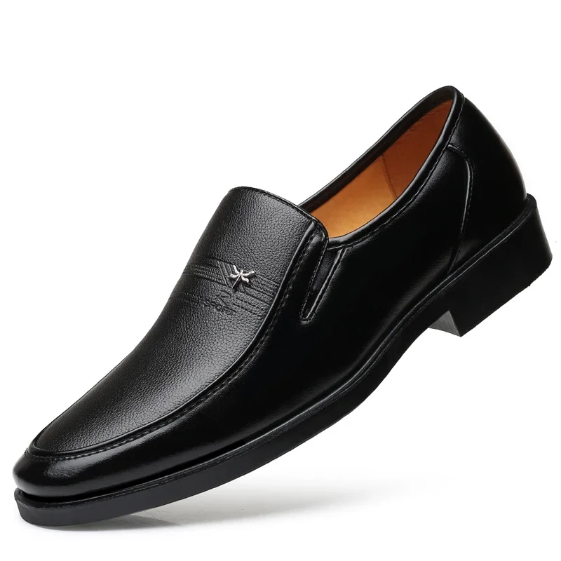 Leather Men Formal Shoes Luxury Brand 2025 Men's Loafers Dress Moccasins Breathable Slip on Black Driving Shoes Plus Size 38-44
Leather Men Formal Shoes Luxury Brand 2025 Men's Loafers Dress Moccasins Breathable Slip on Black Driving Shoes Plus Size 38-44