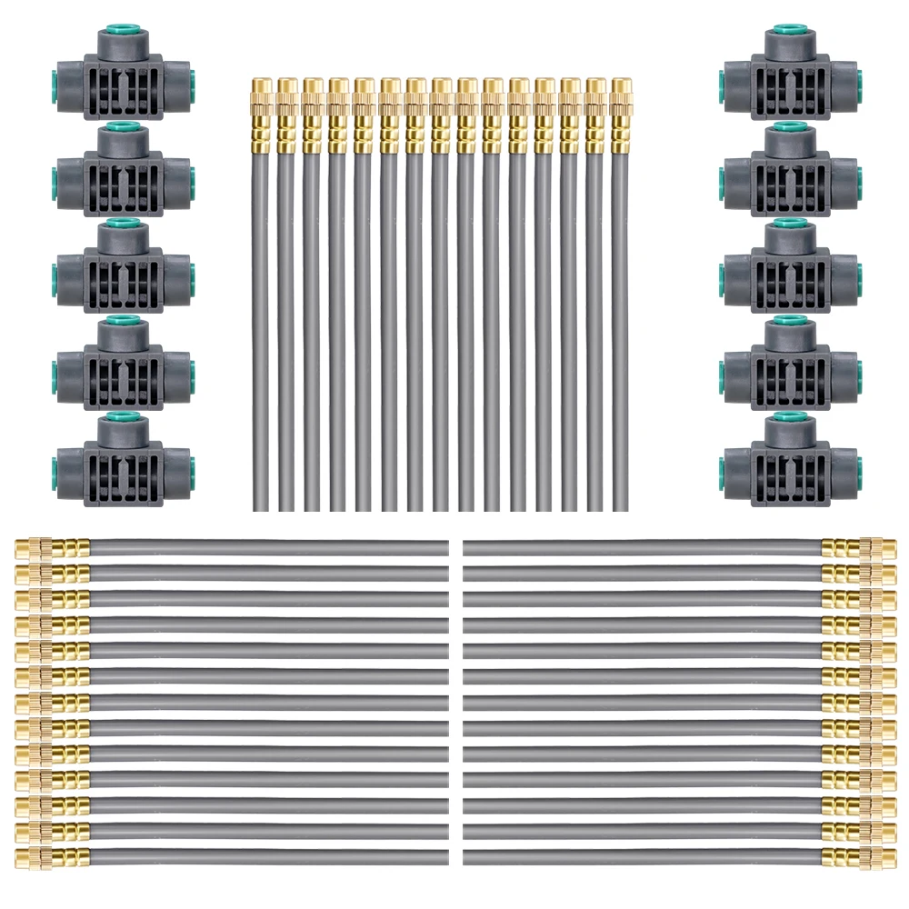 5PCS 20/30/50CM Free Bending Brass Nozzle 6mm Rapid Insertion Adjustable Spray Head for Garden Yard Misting Cooling Irrigation
5PCS 20/30/50CM Free Bending Brass Nozzle 6mm Rapid Insertion Adjustable Spray Head for Garden Yard Misting Cooling Irrigation