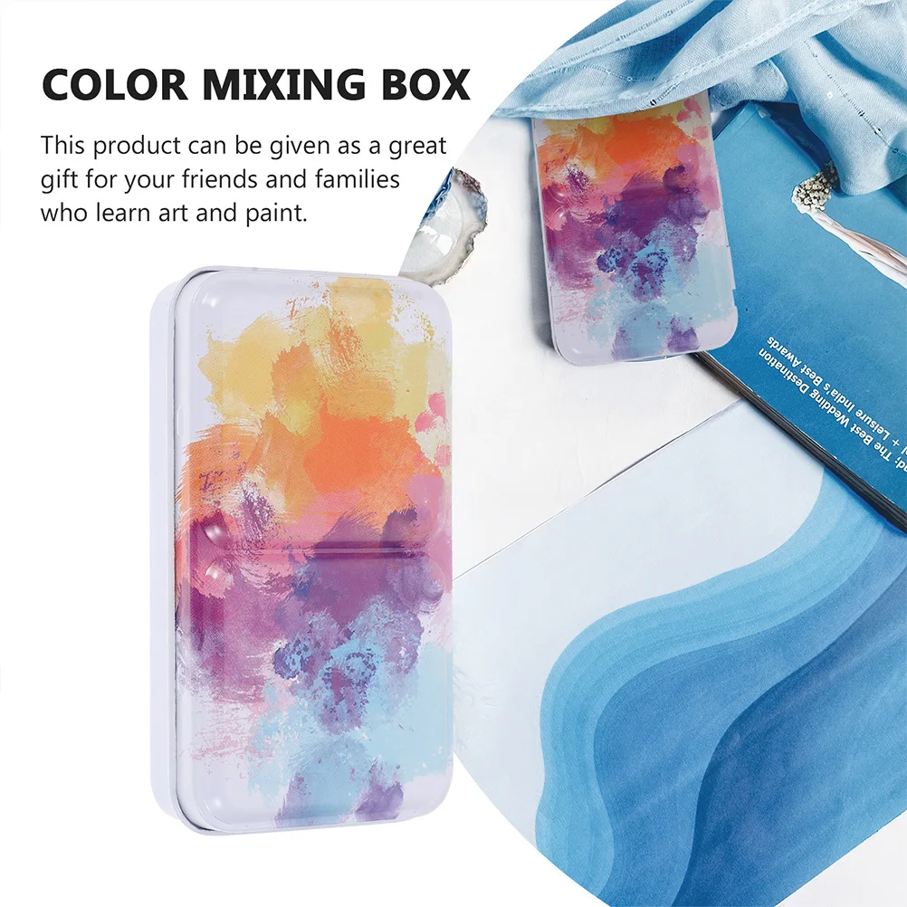1 set Watercolor Paint Box Mixing Tray Pigment Storage Art Supplies for Acrylics Gouache Travel Palette with Compartments Color
1 set Watercolor Paint Box Mixing Tray Pigment Storage Art Supplies for Acrylics Gouache Travel Palette with Compartments Color