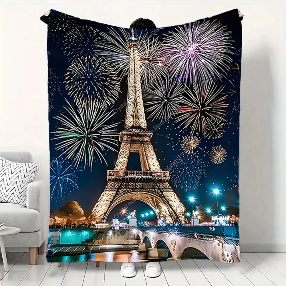 Tower Pattern Soft Flannel Blankets,Keep Warm Throw Blanket Comfortable Blanket for Picnic Beds Sofa Home Bedroom Kids Gift
Tower Pattern Soft Flannel Blankets,Keep Warm Throw Blanket Comfortable Blanket for Picnic Beds Sofa Home Bedroom Kids Gift
