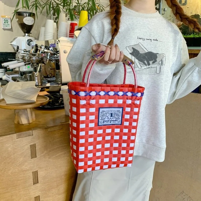 2025 New Woven Bag, Handbag, Women's Luxury Woven Bag, Color-blocking Check, Niche, Must-have Bag for Beach Vacation
2025 New Woven Bag, Handbag, Women's Luxury Woven Bag, Color-blocking Check, Niche, Must-have Bag for Beach Vacation