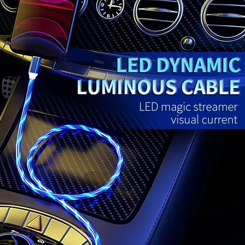 3 In 1 LED Glow Fast Charging Cable 3A High-Speed Charging Micro USB Type-C Multi-Brand Compatible Fast Charging Luminous
3 In 1 LED Glow Fast Charging Cable 3A High-Speed Charging Micro USB Type-C Multi-Brand Compatible Fast Charging Luminous