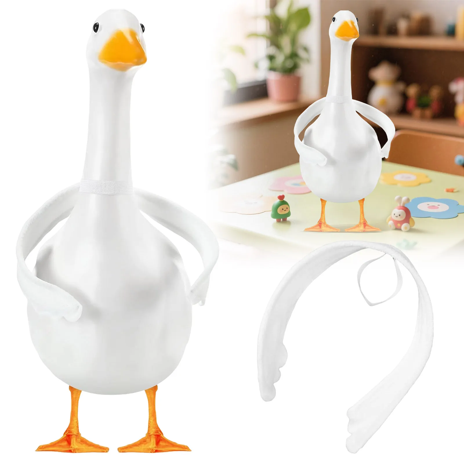 Модная забавная игрушка, 1 пара крыльев гуся, подходит для 17-28 дюймов, набор аксессуаров для крыльца, газона, гуся, наряд для крыльца, одежда
Модная забавная игрушка, 1 пара крыльев гуся, подходит для 17-28 дюймов, набор аксессуаров для крыльца, газона, гуся, наряд для крыльца, одежда