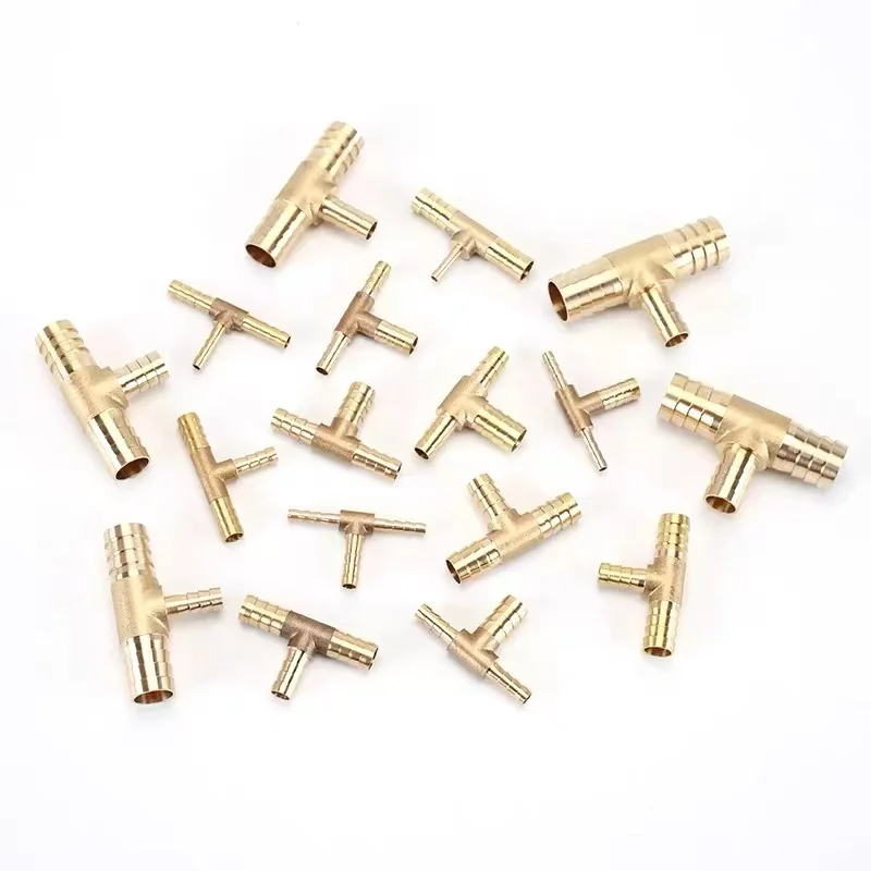 5 PC T-Shape Brass Barb Hose Fitting Tee 4mm 6mm 8mm 10mm 12mm 16mm 3 Way Hose Tube Barb Brass Barbed Coupling Connector Adapter
5 PC T-Shape Brass Barb Hose Fitting Tee 4mm 6mm 8mm 10mm 12mm 16mm 3 Way Hose Tube Barb Brass Barbed Coupling Connector Adapter