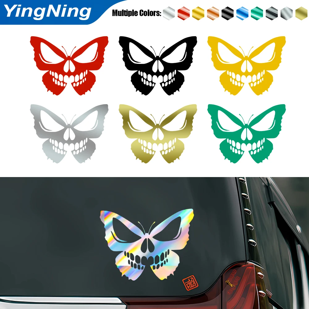 Butterfly Skull Car Sticker Vinyl Decal Gothic Moth Skeleton Waterproof Auto Decor Holographic Rainbow Reflective Laptop Sticker
Butterfly Skull Car Sticker Vinyl Decal Gothic Moth Skeleton Waterproof Auto Decor Holographic Rainbow Reflective Laptop Sticker