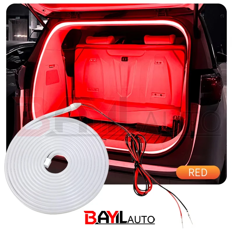 2m/4m Car Trunk Light Dynamic Flowing Ambient Decorative Atmosphere Lamp Led Flexible Strip Universal Ultra-bright Interior 12V
2m/4m Car Trunk Light Dynamic Flowing Ambient Decorative Atmosphere Lamp Led Flexible Strip Universal Ultra-bright Interior 12V
