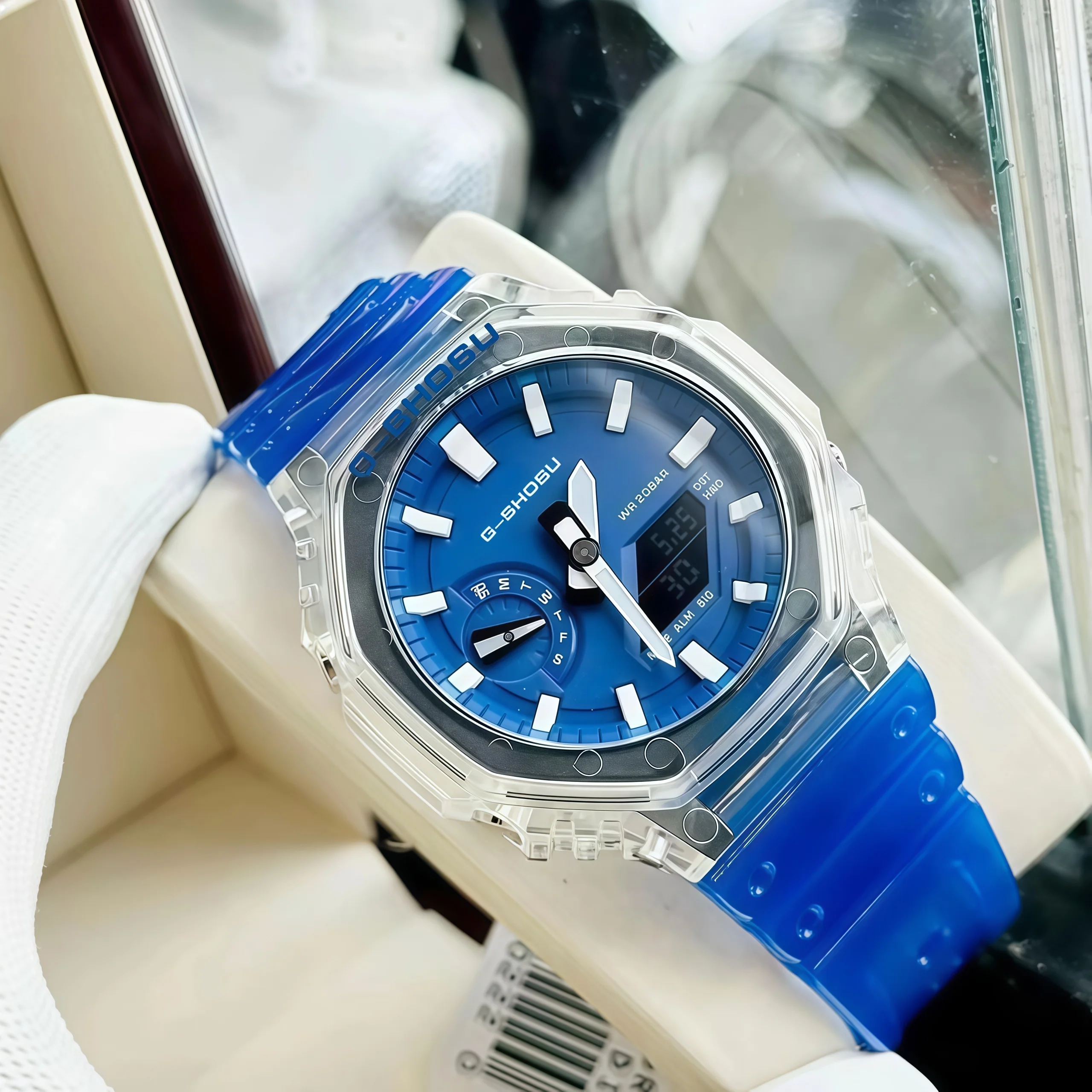 Unisex Sports Watch with World Time Iced Out Watch Full-Featured LED Dual Display Water-Resistant Oak Series
Unisex Sports Watch with World Time Iced Out Watch Full-Featured LED Dual Display Water-Resistant Oak Series