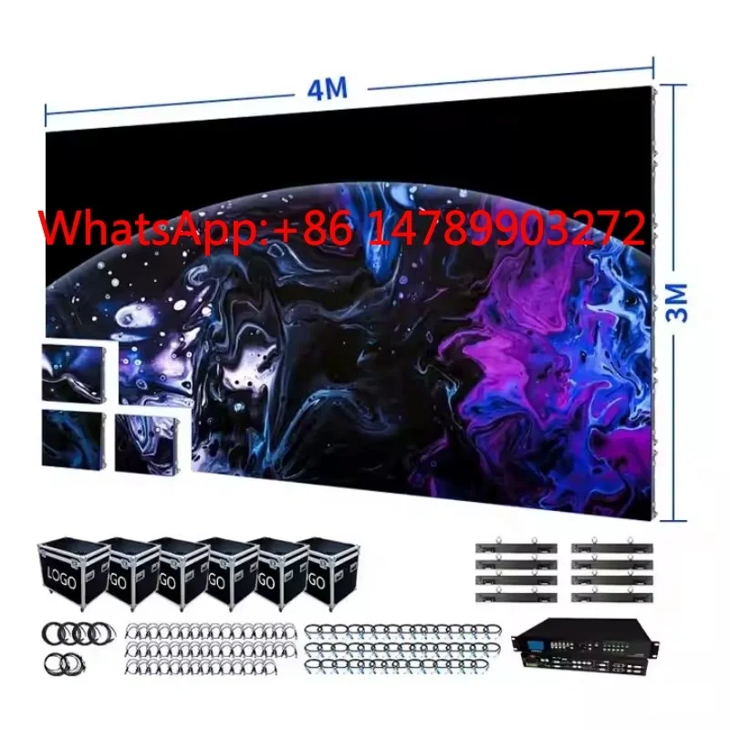 S-Series P3.91 Rental LED Display 500*500mm High End Outdoor Concert Church Advertising Screen
S-Series P3.91 Rental LED Display 500*500mm High End Outdoor Concert Church Advertising Screen