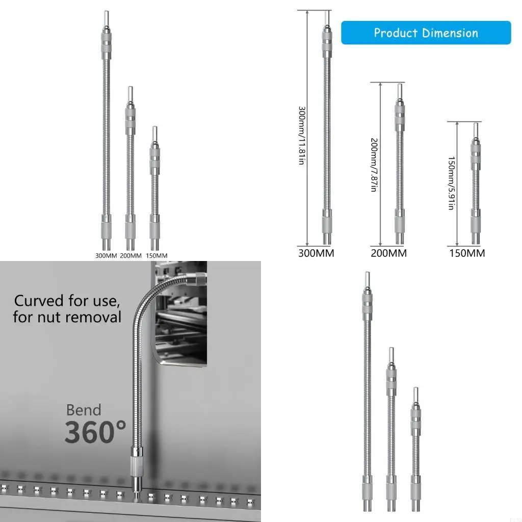 F19B Гибкие удлинители сверл с магнитными шестигранными хвостовиками для ограниченного пространства, держатели сверл из стали мм
F19B Гибкие удлинители сверл с магнитными шестигранными хвостовиками для ограниченного пространства, держатели сверл из стали мм
