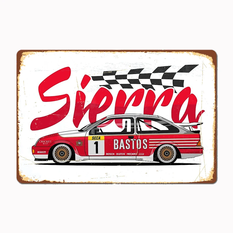 Sierra RS500 Cosworth Racing Race Metal Poster Sign Club Mural Wall Art Plaque Tin Room Decoration Home Decor
Sierra RS500 Cosworth Racing Race Metal Poster Sign Club Mural Wall Art Plaque Tin Room Decoration Home Decor