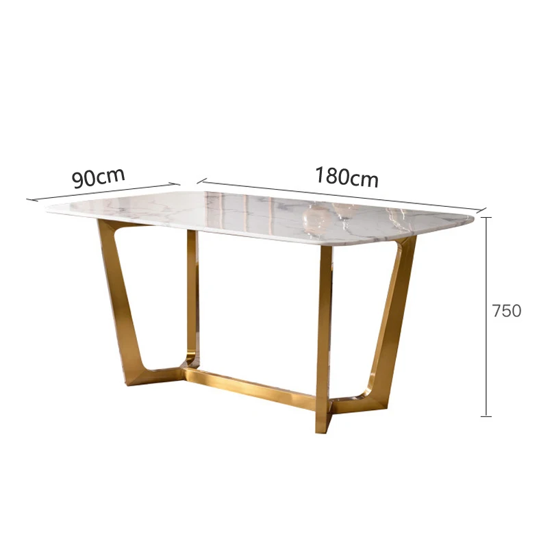 #Ready To Ship Marble Top Dining Table And Chair Set With Gold Stainless Base For Dining Room Furniture
#Ready To Ship Marble Top Dining Table And Chair Set With Gold Stainless Base For Dining Room Furniture