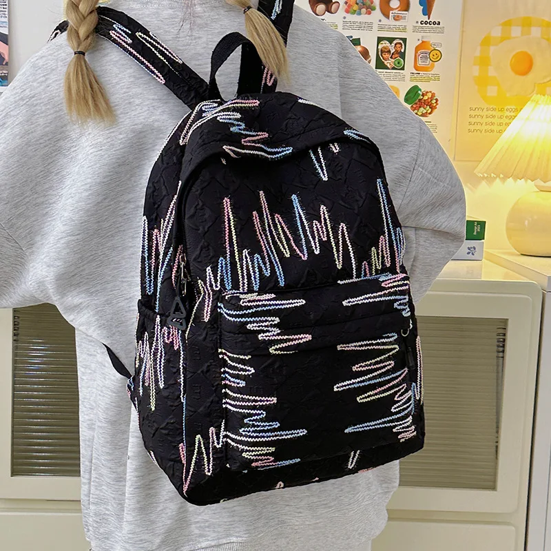Cute backpack 2025 new school season high school student backpack soft girl sweet large capacity backpack
Cute backpack 2025 new school season high school student backpack soft girl sweet large capacity backpack