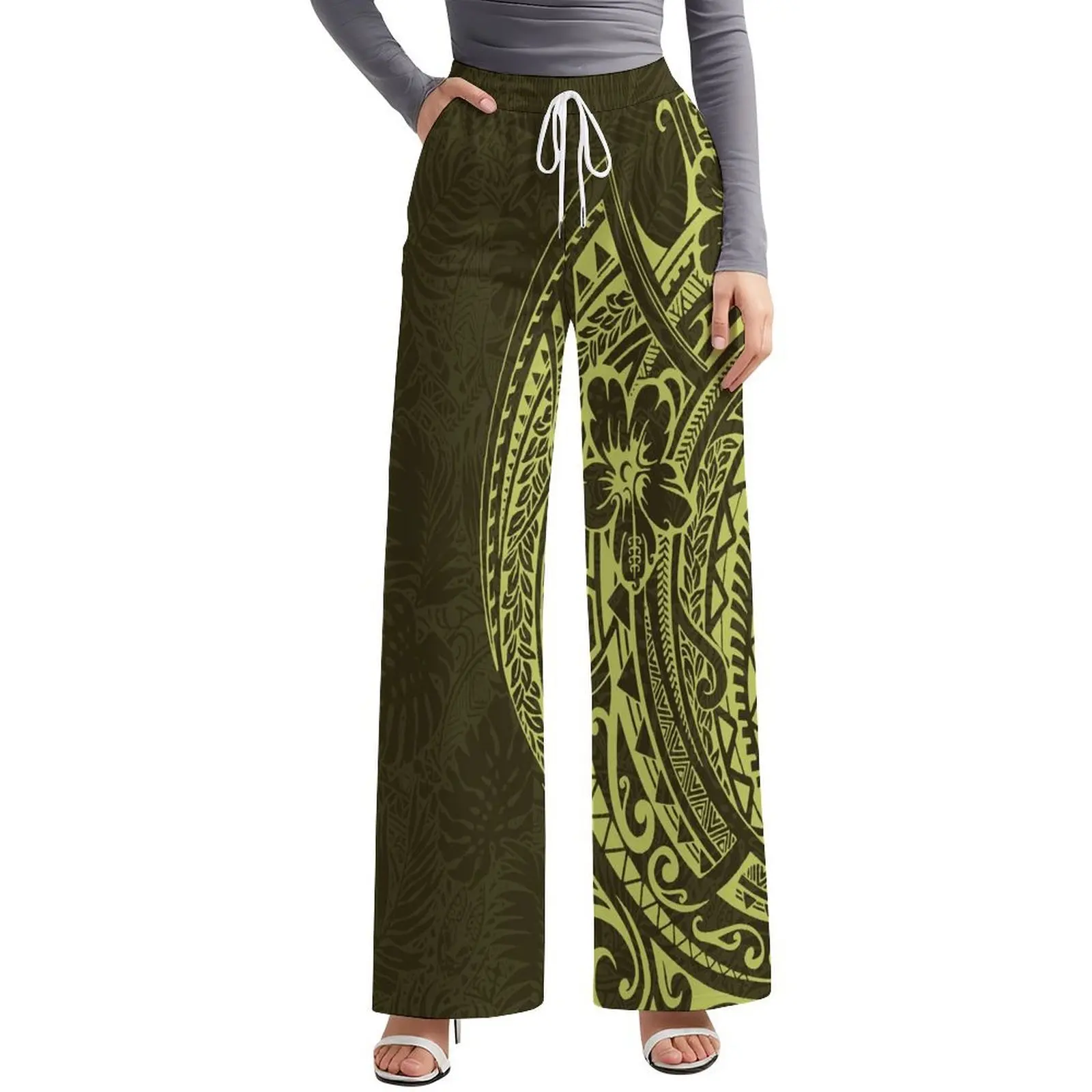 Полинезийские женские широкие брюки на заказ, повседневные свободные длинные брюки на шнуровке, мягкая ткань, высококачественные и универсальные женские брюки
Полинезийские женские широкие брюки на заказ, повседневные свободные длинные брюки на шнуровке, мягкая ткань, высококачественные и универсальные женские брюки