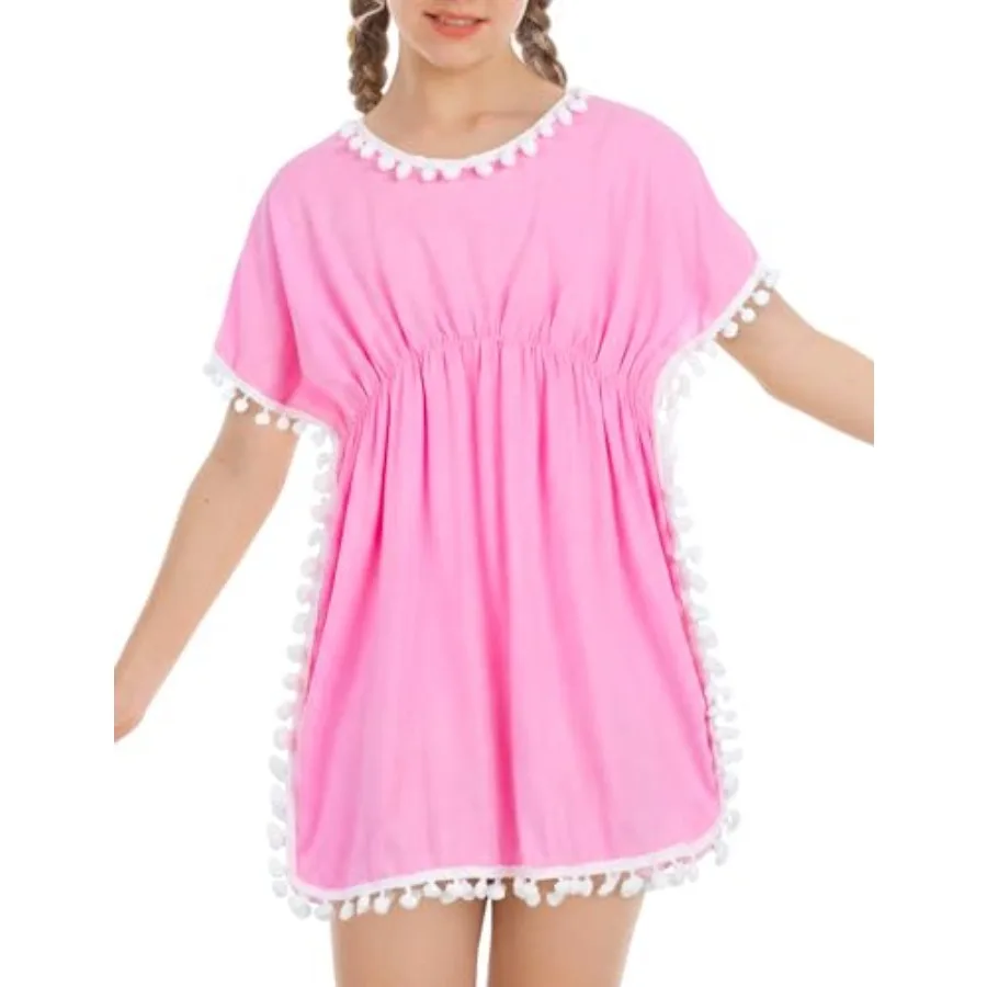 Girls Swim Cover Up Short Sleeve Quick Dry Beach Pool Bathing Suit Wraps
Girls Swim Cover Up Short Sleeve Quick Dry Beach Pool Bathing Suit Wraps