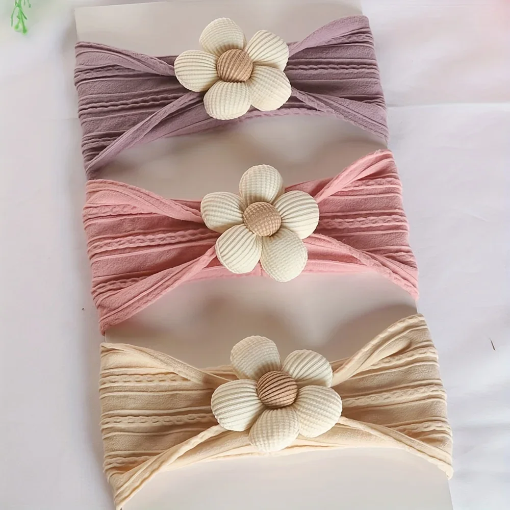 3pcs/lot Baby Nylon Headbands Girls Kids Soft Bows Knot Turban Hair Bands Baby Hair Accessories Children Headwear
3pcs/lot Baby Nylon Headbands Girls Kids Soft Bows Knot Turban Hair Bands Baby Hair Accessories Children Headwear