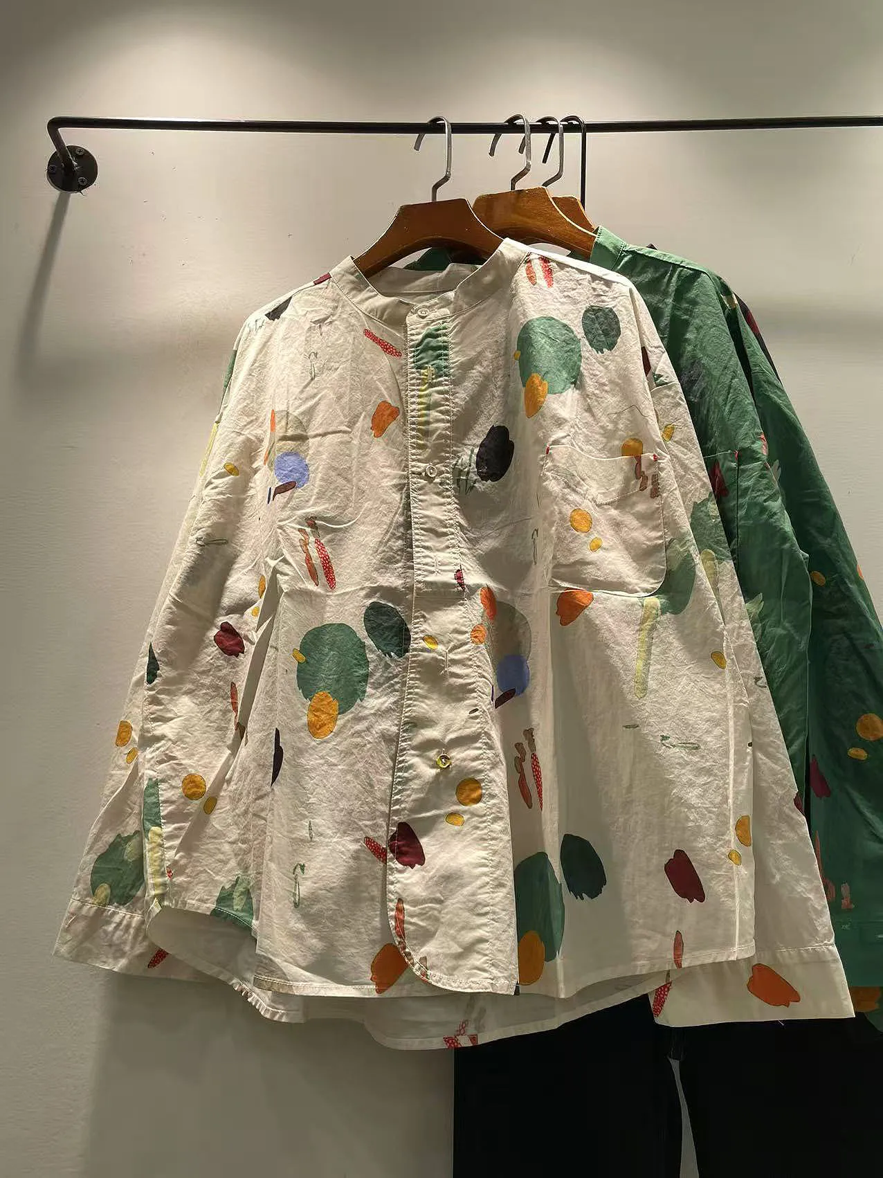 Свободный крой из чистого хлопка Long Sve, женские корейские с принтом, круглые, повседневные, дышащие, удобные, модные
Свободный крой из чистого хлопка Long Sve, женские корейские с принтом, круглые, повседневные, дышащие, удобные, модные