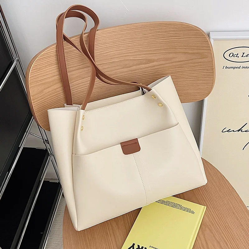 Pu tutoring bag new fashionable multifunctional large capacity student handbag simple casual shoulder bag tote bag
Pu tutoring bag new fashionable multifunctional large capacity student handbag simple casual shoulder bag tote bag