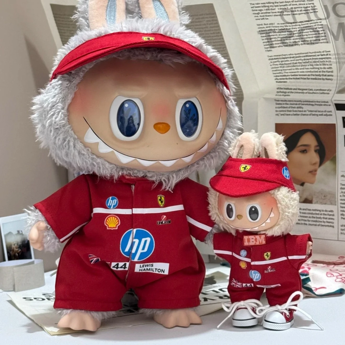 For 17cm Labubu Clothing Set Red Racing Suit Designer High-end V1 V2 V3 Labubu Clothes Outfit Doll Accessories Shoes DIY Toys
For 17cm Labubu Clothing Set Red Racing Suit Designer High-end V1 V2 V3 Labubu Clothes Outfit Doll Accessories Shoes DIY Toys