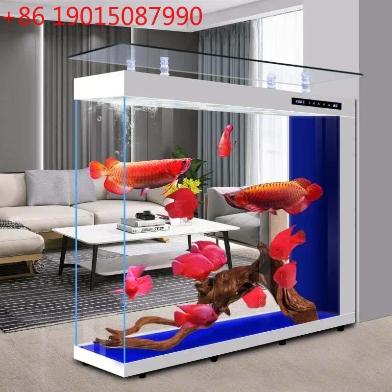 Light luxury fish tank, living room partition, large ultra-white glass ecological aquarium, lazy water-freeAA
Light luxury fish tank, living room partition, large ultra-white glass ecological aquarium, lazy water-freeAA