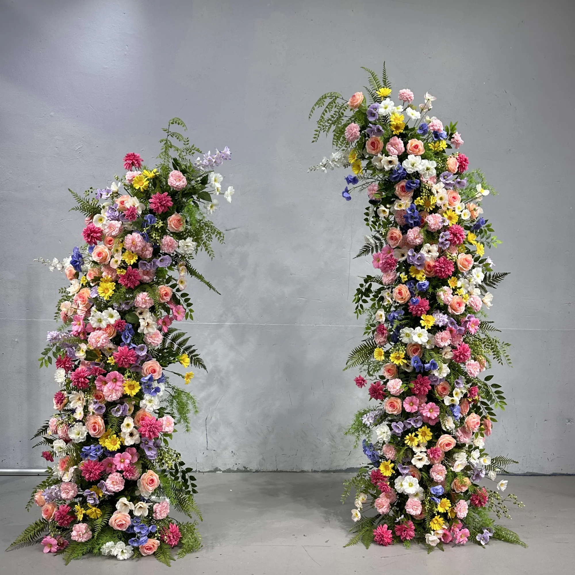 ATV Wholesale Handmade Colorful Artificial Wild Flowers Wedding Arch Colorful Wild Flower Arrangements For Wedding Decoration
ATV Wholesale Handmade Colorful Artificial Wild Flowers Wedding Arch Colorful Wild Flower Arrangements For Wedding Decoration