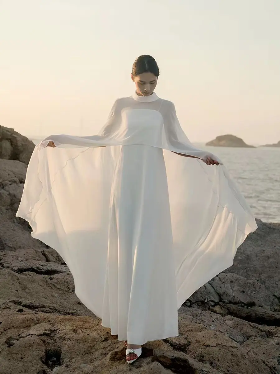 White Strapless Two-Piece Set Bridal Morning Robe Vacation Ultra-Fairy Engagement Wedding Dress Long Evening Gown Skirt
White Strapless Two-Piece Set Bridal Morning Robe Vacation Ultra-Fairy Engagement Wedding Dress Long Evening Gown Skirt
