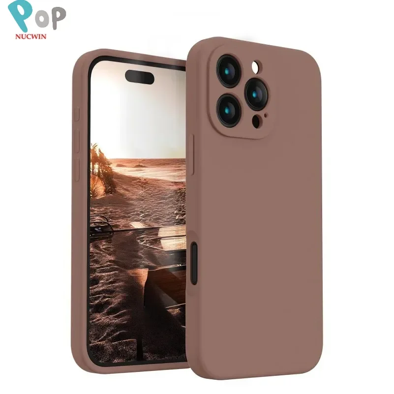 16Pro Case Official Liquid Silicone Phone Case for iPhone 16 15 14 11 13 12 11 Pro Max 16 Plus Shockproof Protection Back Cover
16Pro Case Official Liquid Silicone Phone Case for iPhone 16 15 14 11 13 12 11 Pro Max 16 Plus Shockproof Protection Back Cover