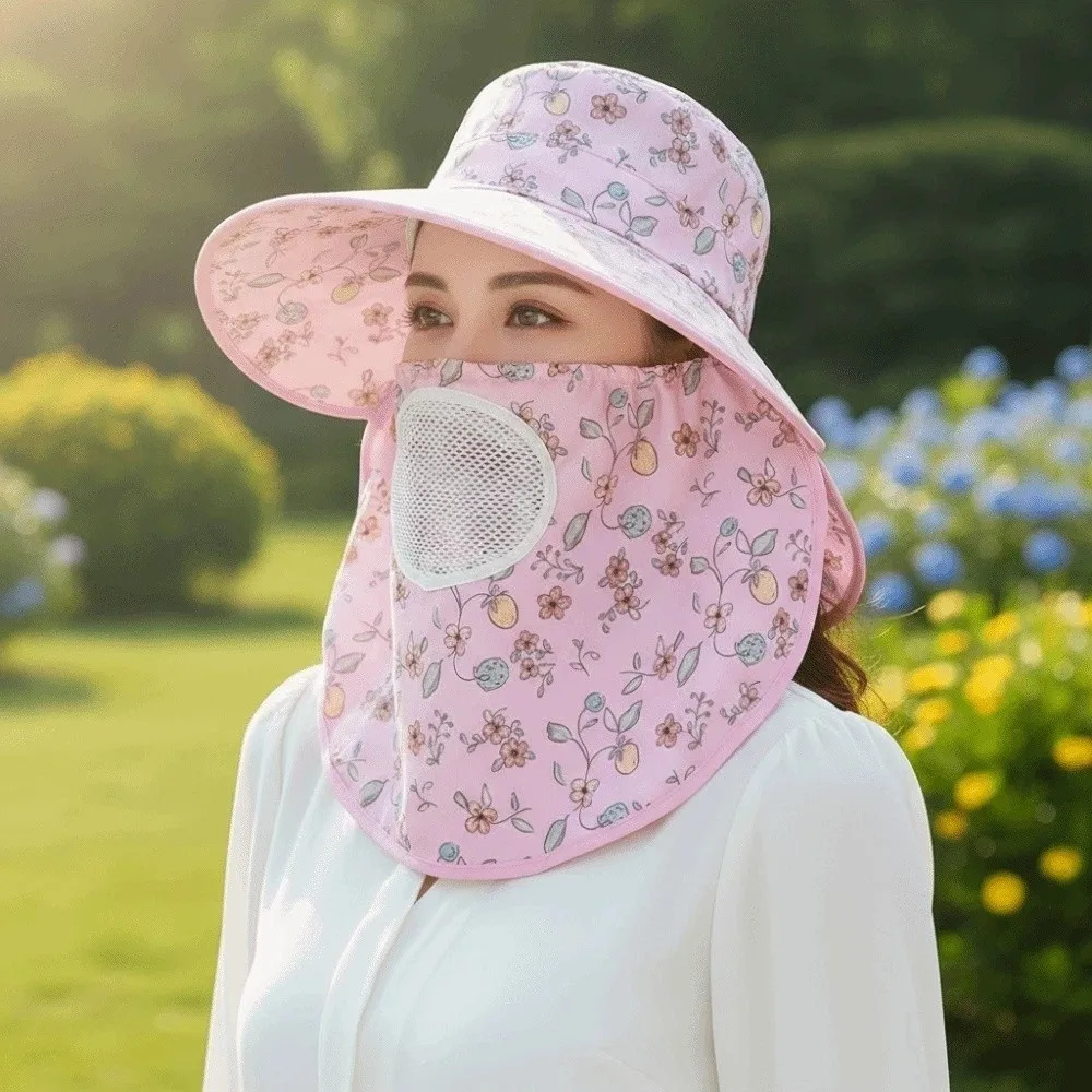 Soft With Mask Picking Tea Hat Detachable Wide-brimmed Sunshade Shawl Cap Lightweight Floral Neck Protection Hat for Gift
Soft With Mask Picking Tea Hat Detachable Wide-brimmed Sunshade Shawl Cap Lightweight Floral Neck Protection Hat for Gift