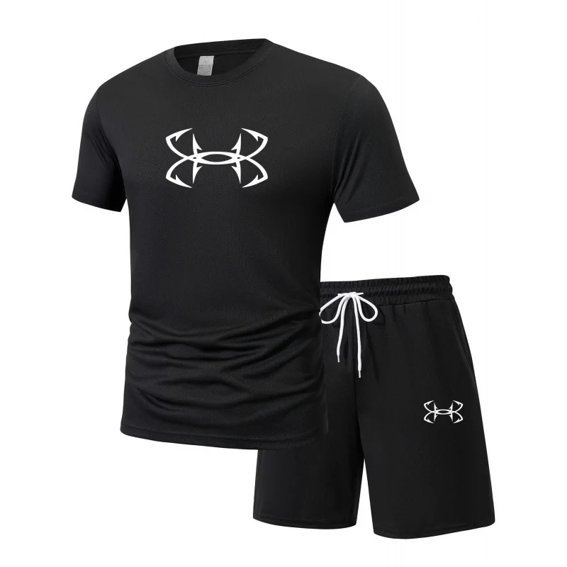Men'S Summer Beach Sports Suit Casual Outdoor Comfortable Two-Piece Set Fashion Loose T-Shirt And Shorts For Basketball
Men'S Summer Beach Sports Suit Casual Outdoor Comfortable Two-Piece Set Fashion Loose T-Shirt And Shorts For Basketball