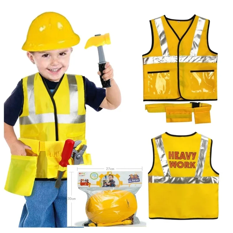 Костюмы строителя для мальчиков, нарядная одежда для малышей, наряд для детского строителя, набор игрушек для ролевых игр
Костюмы строителя для мальчиков, нарядная одежда для малышей, наряд для детского строителя, набор игрушек для ролевых игр