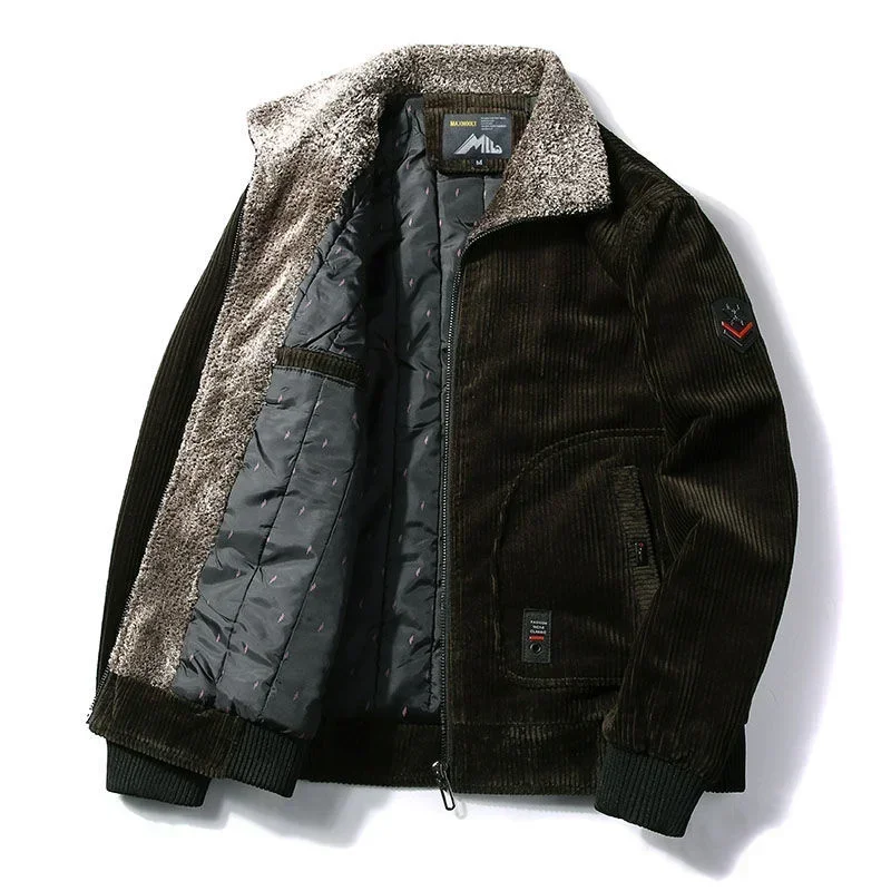 Casual Jacket Outwear Male Thermal Windbreaker Plus Size Male Warm Winter Corduroy Jackets Fur Collar Mens Brand Winter Coats
Casual Jacket Outwear Male Thermal Windbreaker Plus Size Male Warm Winter Corduroy Jackets Fur Collar Mens Brand Winter Coats
