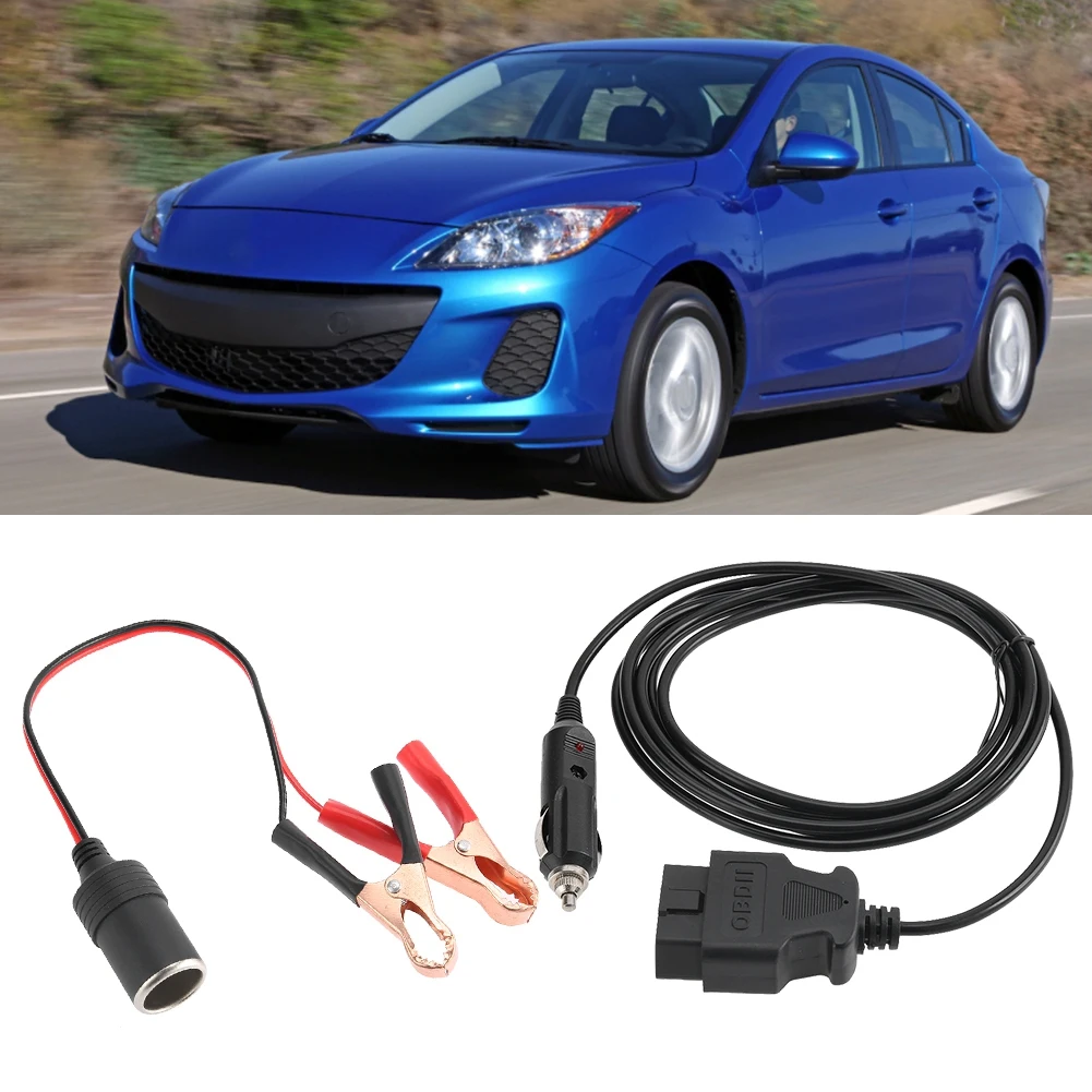 Emergency Power Cable Socket OBD II Vehicle ECU Emergency 12V Power Supply Cable Memory Saver with Clip Emergency Power Cable
Emergency Power Cable Socket OBD II Vehicle ECU Emergency 12V Power Supply Cable Memory Saver with Clip Emergency Power Cable