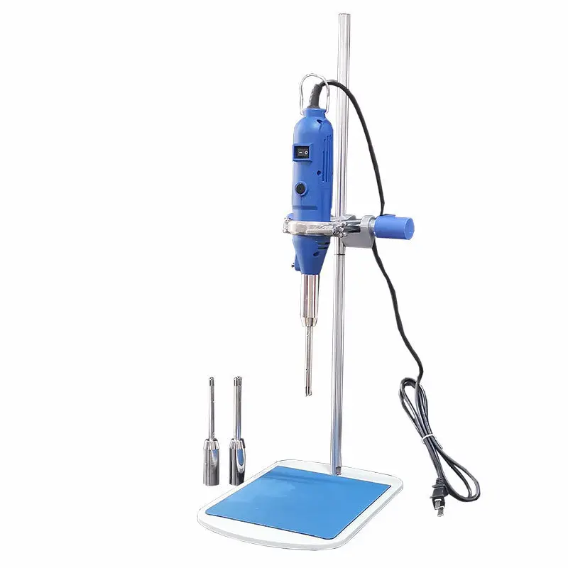 Lab Mixer Cosmetic Mix Handheld Homogenizer, with 10mm Cutter Speed Control Range 8000~30000rpm
Lab Mixer Cosmetic Mix Handheld Homogenizer, with 10mm Cutter Speed Control Range 8000~30000rpm