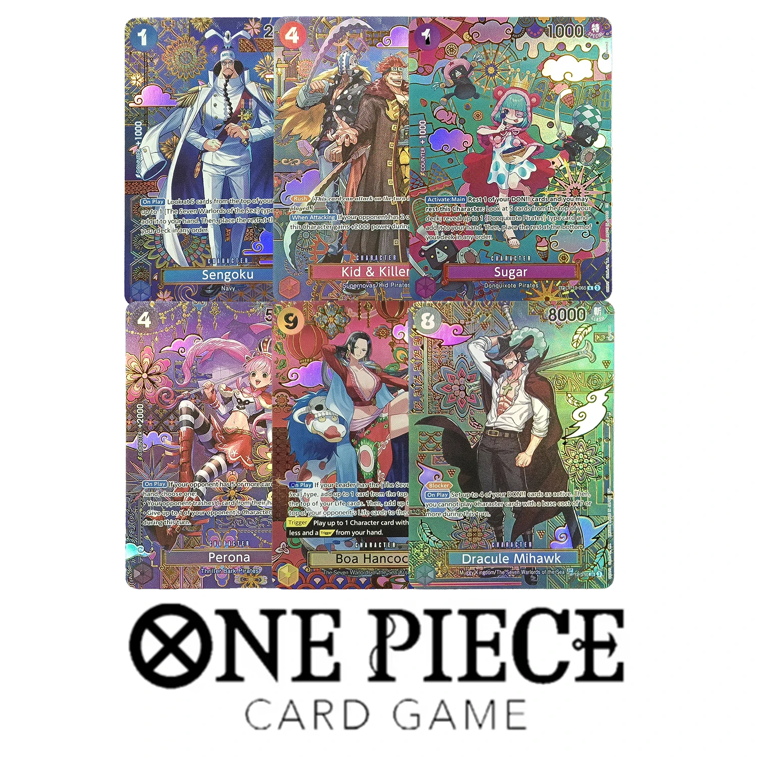 OPCG English Textured Foil Card Anime Collectible Cards CHARACTER BOA Hancock/Perona/Mihawk/Sugar Cards Proxy Cards
OPCG English Textured Foil Card Anime Collectible Cards CHARACTER BOA Hancock/Perona/Mihawk/Sugar Cards Proxy Cards