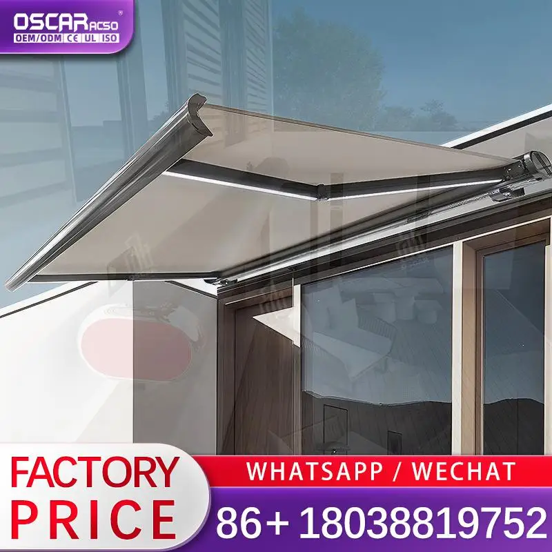 Motorized Aluminium with Full Cassette Design Waterproof for Outdoor Balcony Patio Terrace European Style Sunshade Retractable
Motorized Aluminium with Full Cassette Design Waterproof for Outdoor Balcony Patio Terrace European Style Sunshade Retractable