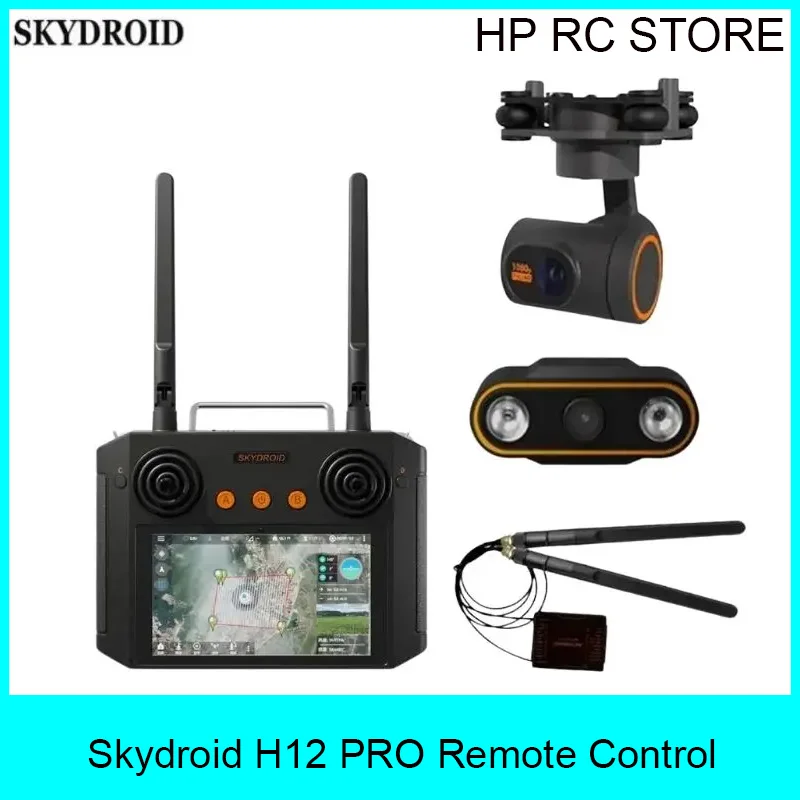 Skydroid H12 PRO Ground Station 2.4GHz Digital Video, 3-Axis Gimbal 1080P Camera 15km Range for Agricultural Spraying Drone
Skydroid H12 PRO Ground Station 2.4GHz Digital Video, 3-Axis Gimbal 1080P Camera 15km Range for Agricultural Spraying Drone