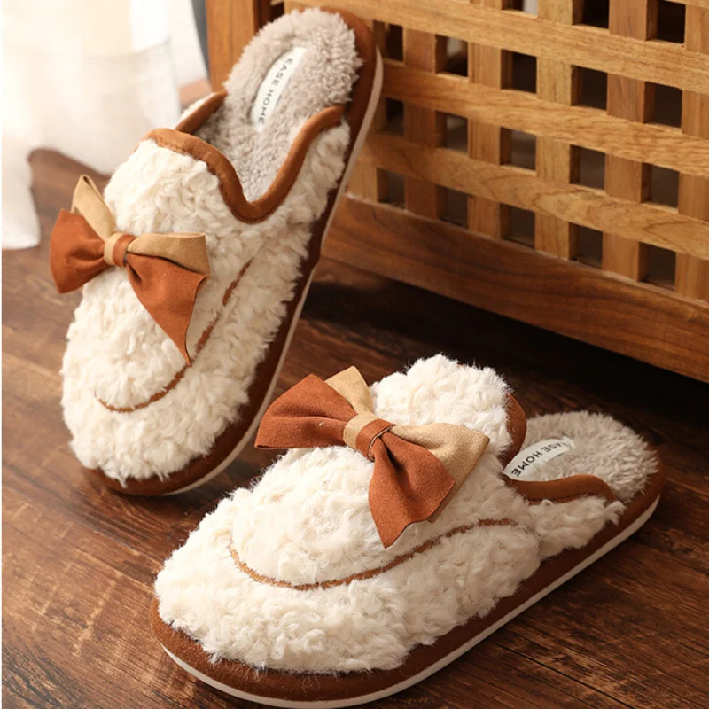 Cotton Slippers Women's Bow Household Warm Non-slip Couples Slippers House Slippers Slippers Warm Slippers Women Shoes Slippers
Cotton Slippers Women's Bow Household Warm Non-slip Couples Slippers House Slippers Slippers Warm Slippers Women Shoes Slippers