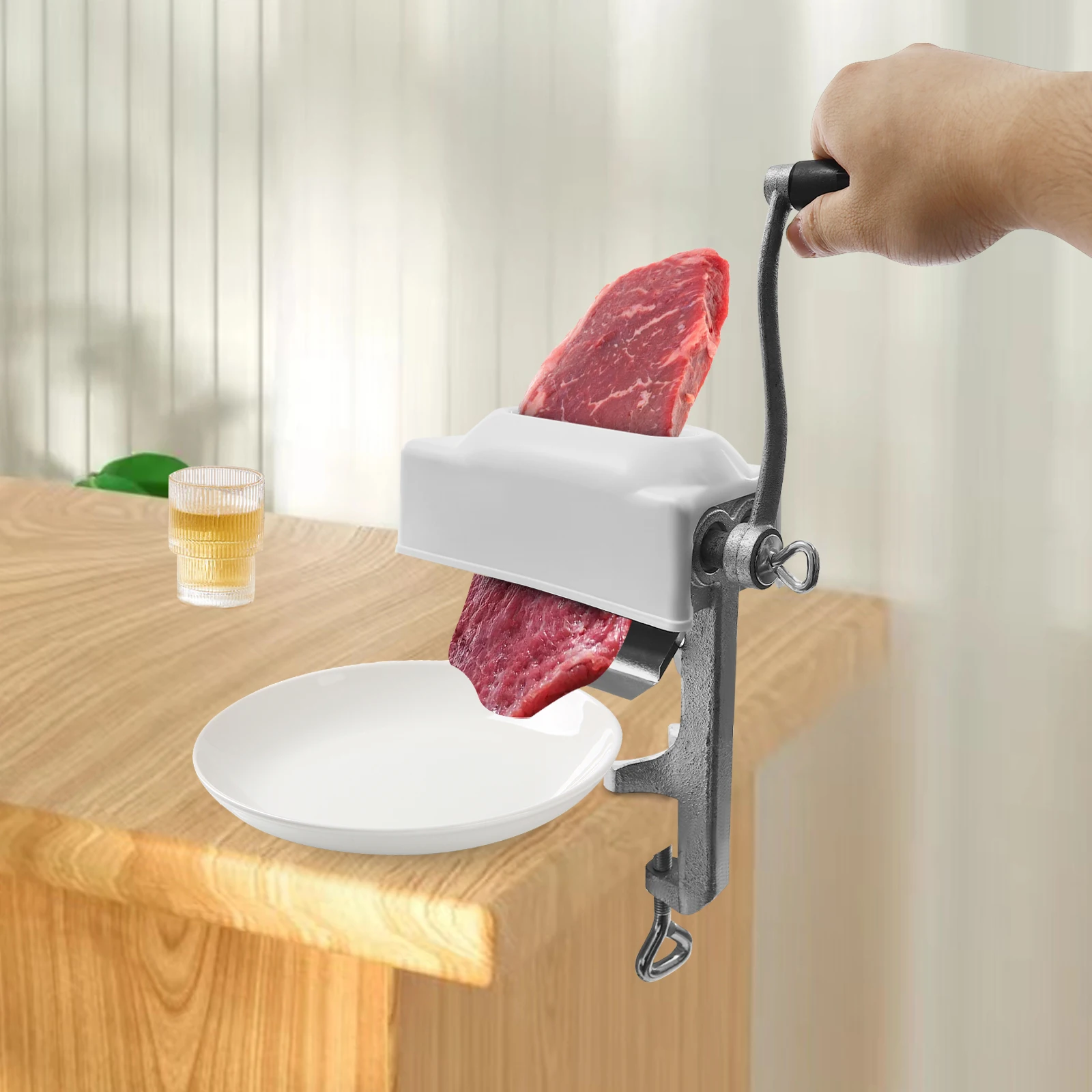 Desktop Heavy Duty Steak Flatten Tool - 18*35cm Meat Tenderizer Machine for Home
Desktop Heavy Duty Steak Flatten Tool - 18*35cm Meat Tenderizer Machine for Home