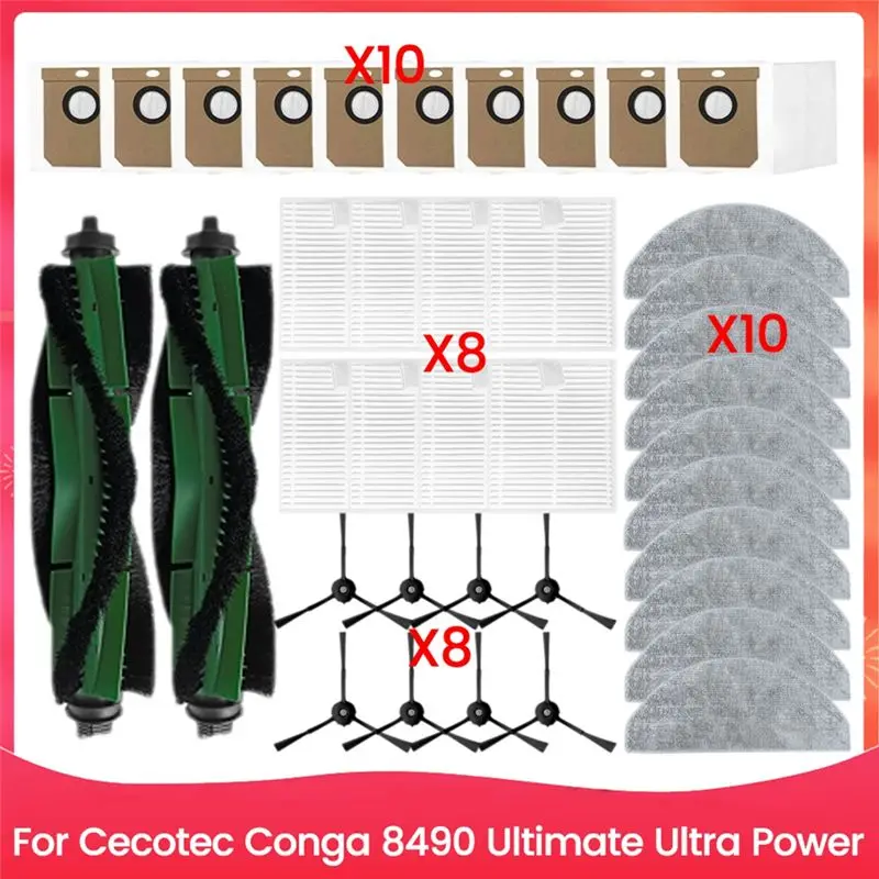 A56T-For Cecotec Conga 8490 Ultimate Ultra Power Vacuum Cleaner Parts Main Side Brush HEPA Filter Mop Cloth Dust Bag
A56T-For Cecotec Conga 8490 Ultimate Ultra Power Vacuum Cleaner Parts Main Side Brush HEPA Filter Mop Cloth Dust Bag