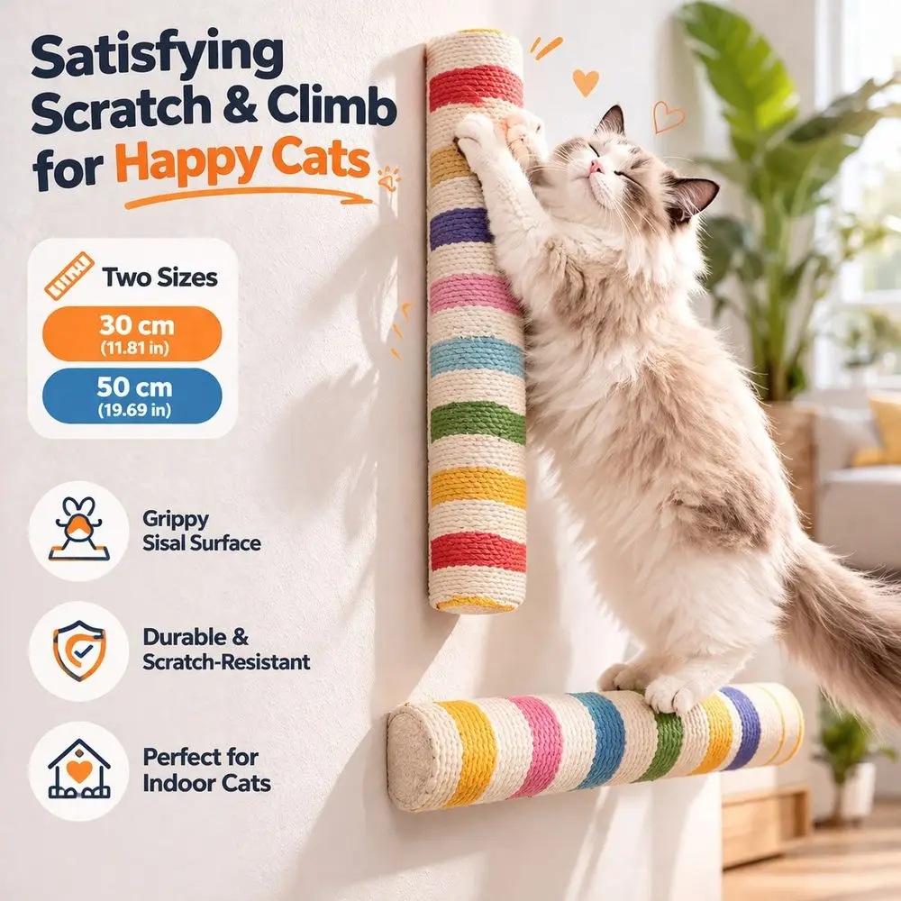 Cat Scratching Board, Cat Climbing Frame, SelfAdhesive Cat Scratching Post, Cat Toy, Cat Jumping Platform, Cat Climbing Wall St
Cat Scratching Board, Cat Climbing Frame, SelfAdhesive Cat Scratching Post, Cat Toy, Cat Jumping Platform, Cat Climbing Wall St
