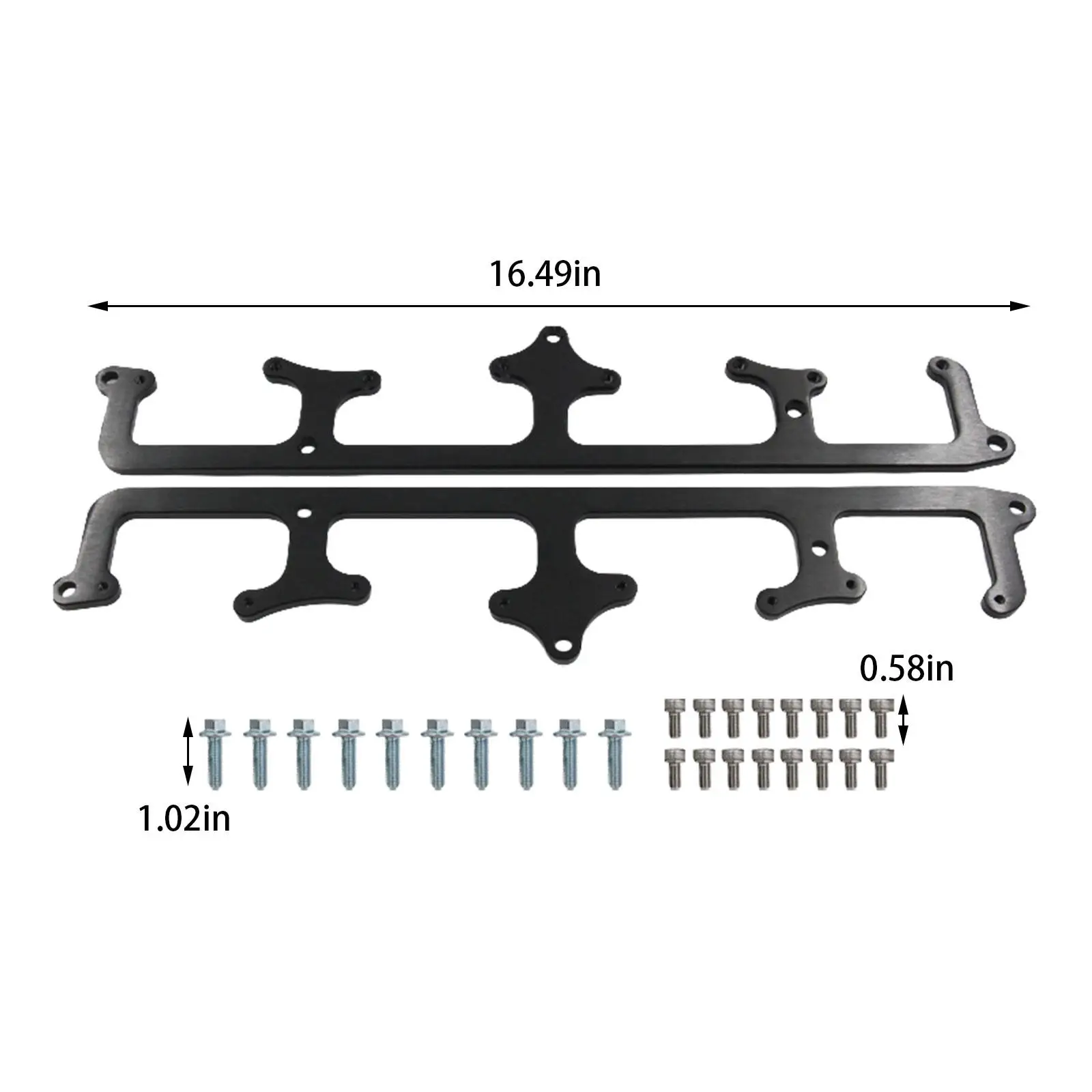 Reliable Heat Dissipation Coil Brackets Valve Cover Mount Kit for Truck Side Bolt Use Compatible with LQ4 LM7 Series
Reliable Heat Dissipation Coil Brackets Valve Cover Mount Kit for Truck Side Bolt Use Compatible with LQ4 LM7 Series