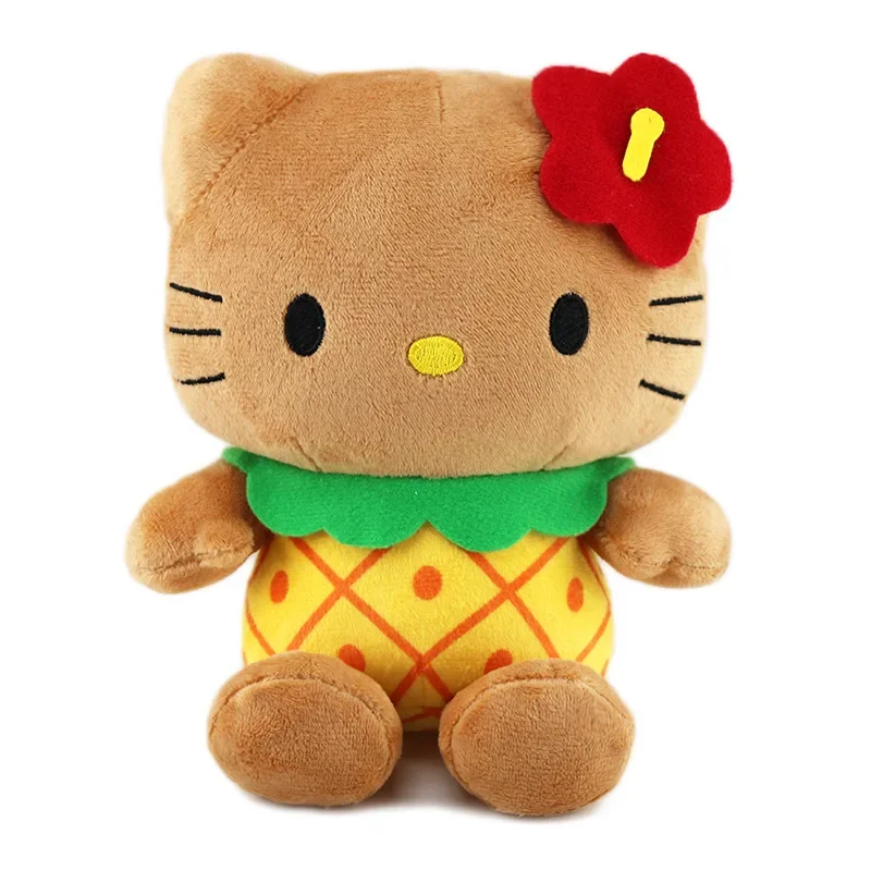 20cm Anime Sanrio Plush Doll Summer Hello Kitty Kuromi My Melody Hawaii Limited Black Leather Kitty Plush Doll Christmas Gifts
20cm Anime Sanrio Plush Doll Summer Hello Kitty Kuromi My Melody Hawaii Limited Black Leather Kitty Plush Doll Christmas Gifts