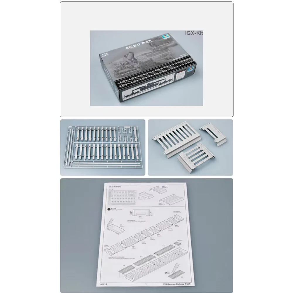 Набор железнодорожных путей Trumpeter 00213 в масштабе 1/35, 36 дюймов, дополнительные коллекторные пластиковые элементы для сборки, модель для конструирования
Набор железнодорожных путей Trumpeter 00213 в масштабе 1/35, 36 дюймов, дополнительные коллекторные пластиковые элементы для сборки, модель для конструирования