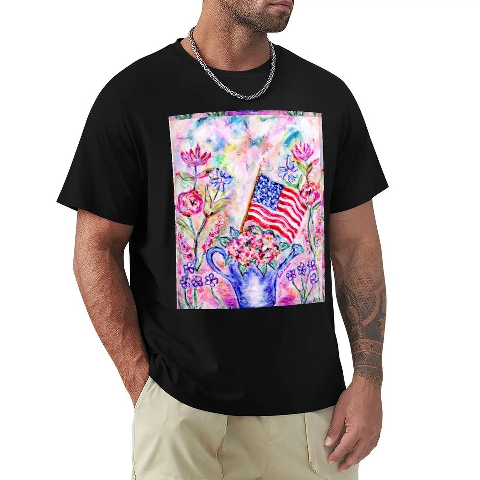 A Patriotic Garden T-Shirt anime t shirts Louboutins man clothes t shirt for men
A Patriotic Garden T-Shirt anime t shirts Louboutins man clothes t shirt for men