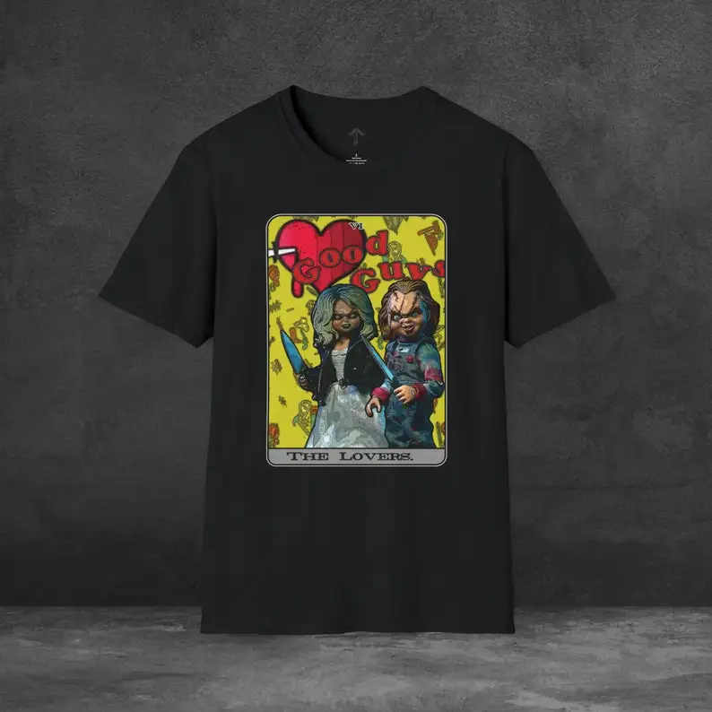 06 The Lovers Bride of Chucky Horror Tarot Card Shirt Chucky Shirt Horror Movie Tee
06 The Lovers Bride of Chucky Horror Tarot Card Shirt Chucky Shirt Horror Movie Tee