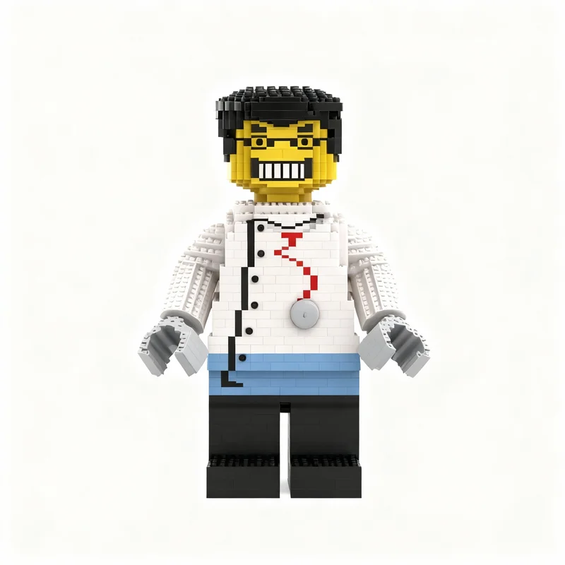 1496pcs MOC Maxifigure Mad Doctor Studios Model Building Blocks Construction Toy Christmas Gifts DIY Creative Idea Education
1496pcs MOC Maxifigure Mad Doctor Studios Model Building Blocks Construction Toy Christmas Gifts DIY Creative Idea Education
