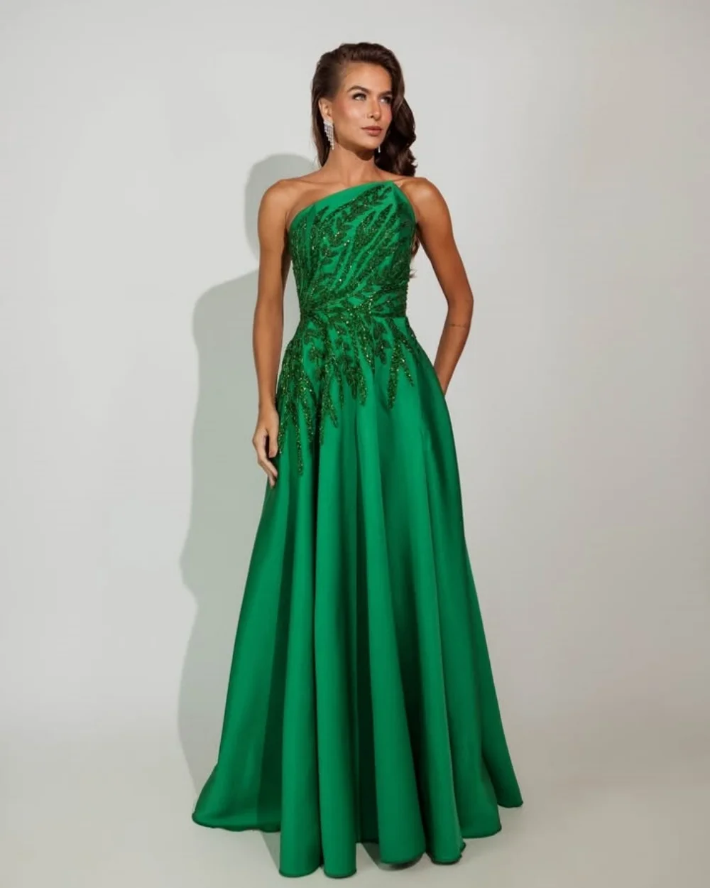 Customized Formal Women Jersey Rhinestone Beading A-Line Evening Dresses Classic Strapless Sleeveless Floor Lenght Prom Dresses
Customized Formal Women Jersey Rhinestone Beading A-Line Evening Dresses Classic Strapless Sleeveless Floor Lenght Prom Dresses