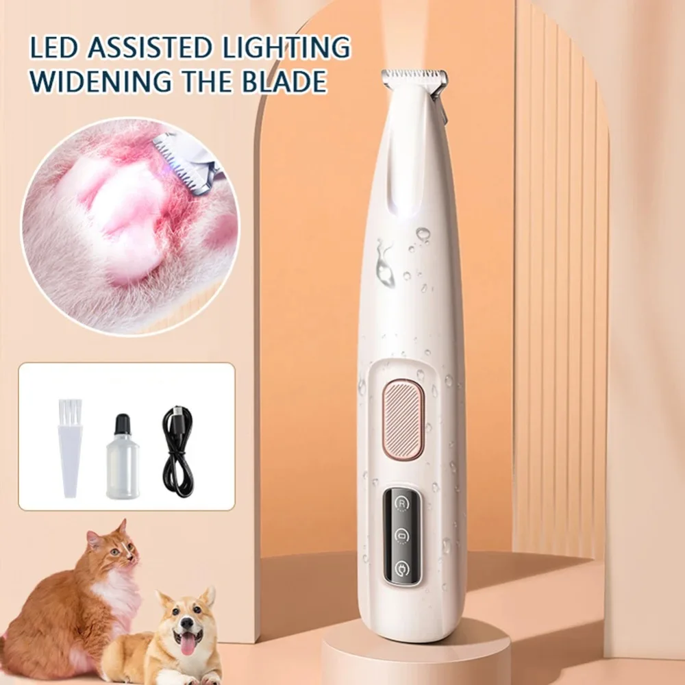 Portable Dog Paw Trimmer with LED Light Rechargeable Cordless Nail Grinder Shaver for Cats And Other Pets Nail Grooming Tools
Portable Dog Paw Trimmer with LED Light Rechargeable Cordless Nail Grinder Shaver for Cats And Other Pets Nail Grooming Tools