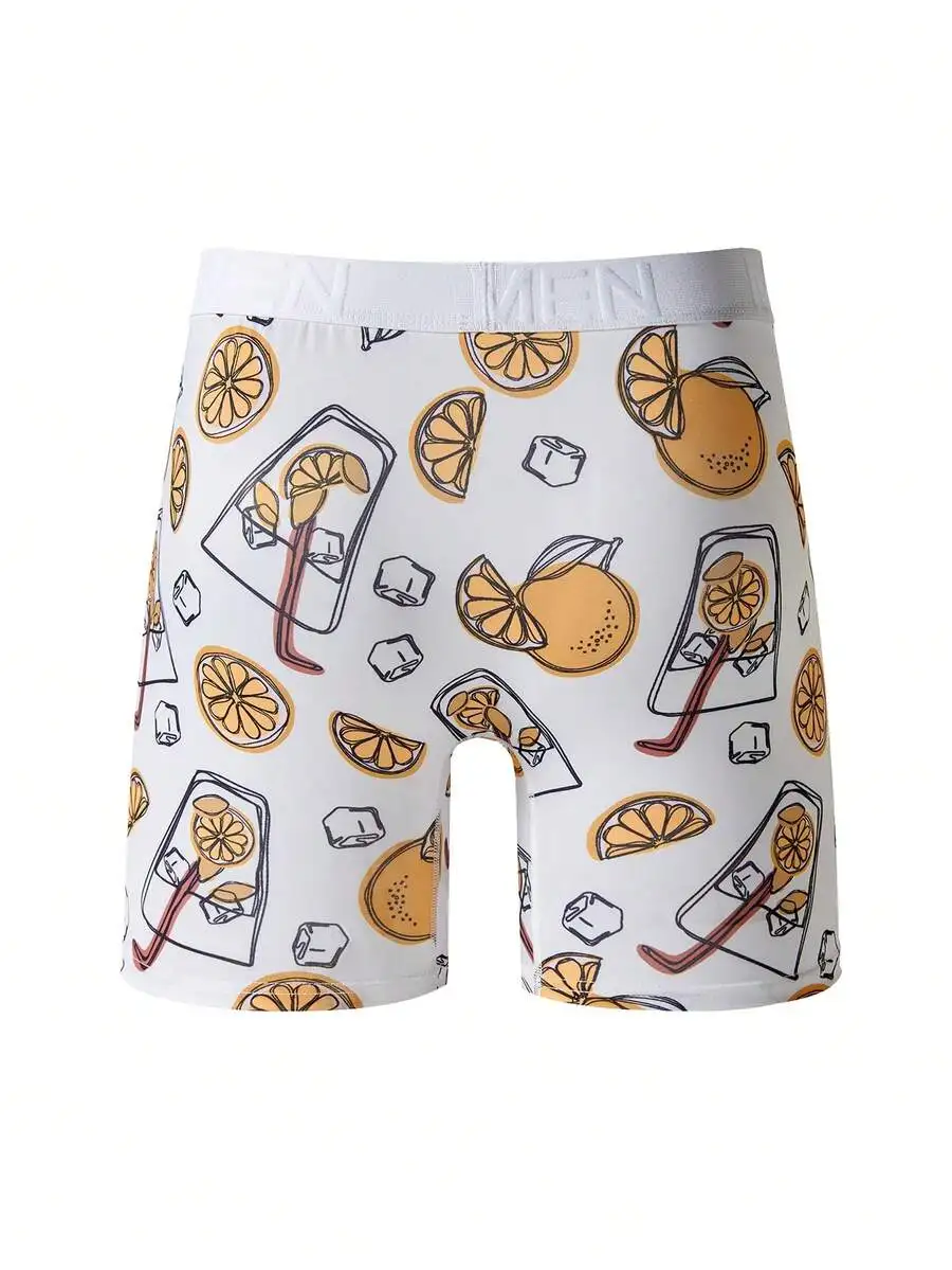 Mens Orange Fruit Print Boxer Shorts 6 Pieces Set
Mens Orange Fruit Print Boxer Shorts 6 Pieces Set