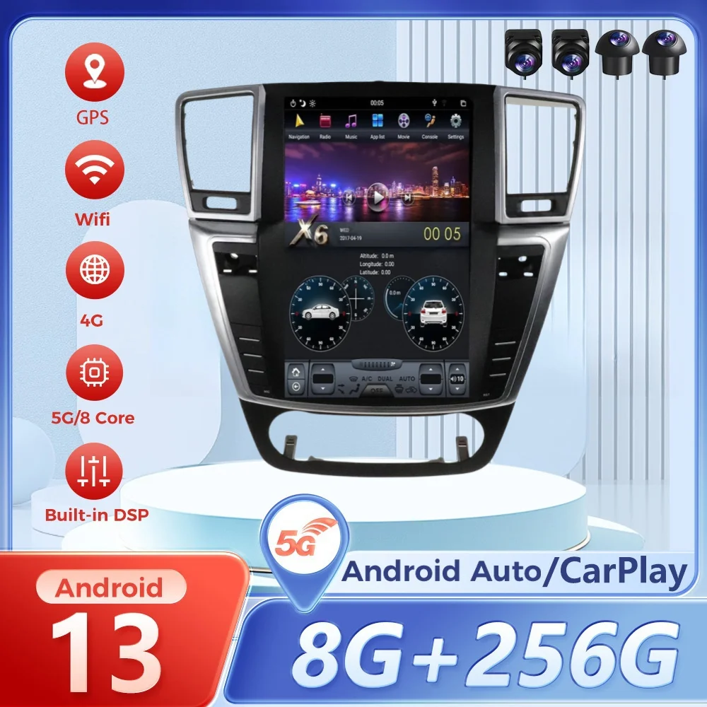 Android 13 For Mercedes Benz Gl(x166)/ML(w166) 2012 - 2015 Android Car Radio Screen Stereo Receiver Autoradio Multimedia Player
Android 13 For Mercedes Benz Gl(x166)/ML(w166) 2012 - 2015 Android Car Radio Screen Stereo Receiver Autoradio Multimedia Player